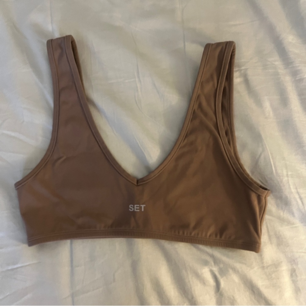 Set Active Sportsbody Brown Bra